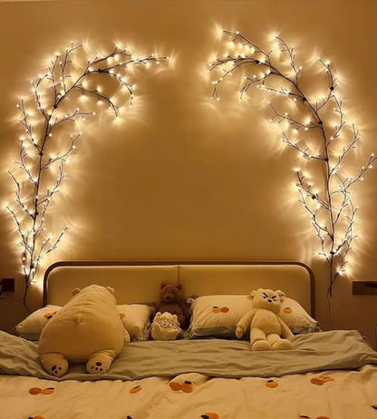 144 LED Tree Branch Wall Lights 2.3m Decorative With Remote Control