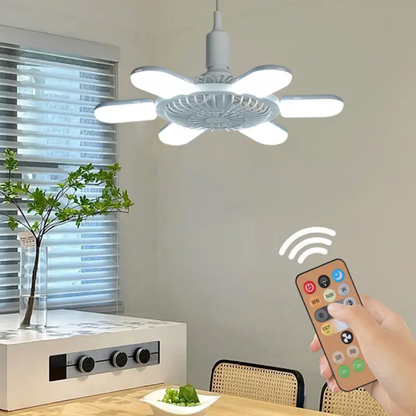 Ceiling Fan & Light 60W With Remote Control