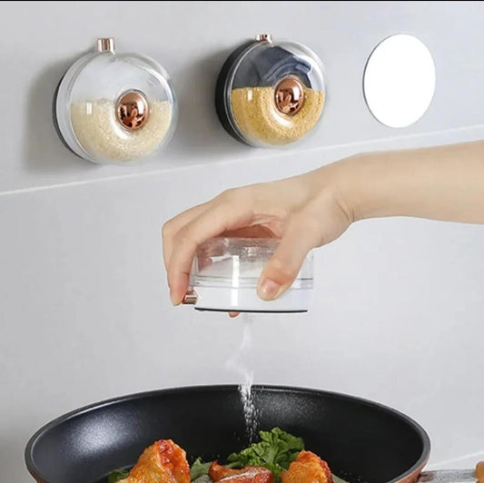 Wall Mounted Magnetic Spice Dispenser Set of 3-piece