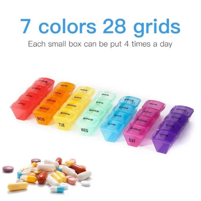 Weekly Pill Organizer – Medicine Storage