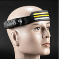 Smart Motion Sensor LED Headlamp With 3 Light Strips