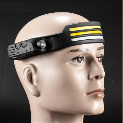 Smart Motion Sensor LED Headlamp With 3 Light Strips