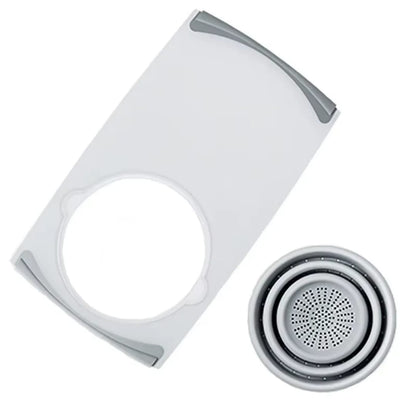 3-in-1 Folding Cutting Board 50cm – Wash, Drain & Cut