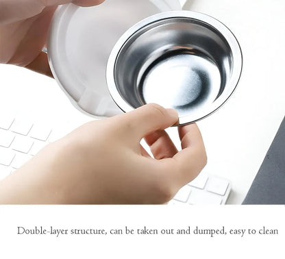 Desk Rotatable Hidden Ashtray