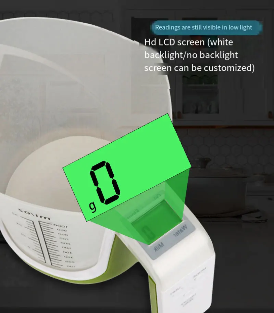 Digital Scale with Measuring Cup - 1.5 Liters