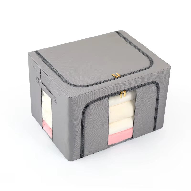 Foldable Clothes Storage Box 50 x 50 cm - with Steel Frame