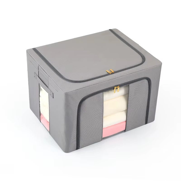 Foldable Clothes Storage Box 60 x 50 cm - with Steel Frame